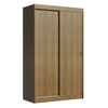 Closet Tokio Marron 109x218cm Sin Espejo Y Con Tres Cajones