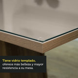Combo Comedor y Sillas Aryeli Marron 160x80cm de 4 Puestos - Comedores | Bylmo