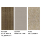 Combo Comedor y Sillas Stéfani Marron 160x80cm de 6 Puestos - Comedores | Bylmo