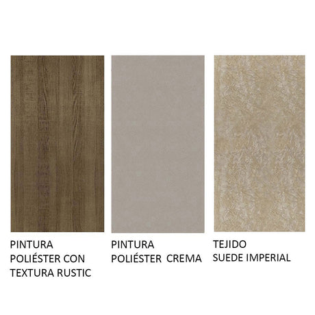 Combo Comedor y Sillas Stéfani Marron 160x80cm de 6 Puestos - Comedores | Bylmo