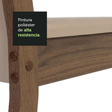 Combo Comedor y Sillas Bahamas Marron 136x76cm de 6 Puestos - Comedores | Bylmo