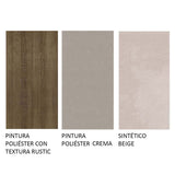 Combo Comedor y Sillas Bahamas Marron 136x76cm de 6 Puestos - Comedores | Bylmo