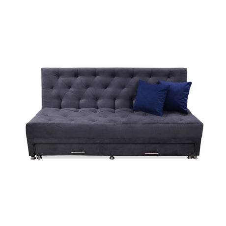 Sofacama Bachmann Gris 190x95cm de Tres Puestos Reclinable - Sofas y Poltronas | Bylmo