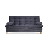 Sofacama Bieri Gris 180x95cm de Tres Puestos Reclinable - Sofas y Poltronas | Bylmo