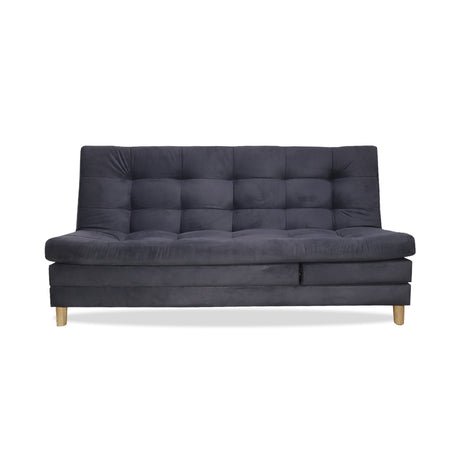 Sofacama Bieri Gris 180x95cm de Tres Puestos Reclinable - Sofas y Poltronas | Bylmo