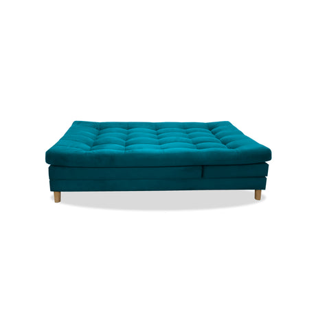 Sofacama Bieri Turquesa 180x95cm de Tres Puestos Reclinable - Sofas y Poltronas | Bylmo