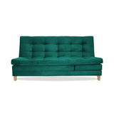 Sofacama Bieri Verde 180x95cm de Tres Puestos Reclinable - Sofas y Poltronas | Bylmo