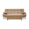 Sofacama Brunner Camel 185x90cm De Tres Puestos Reclinable