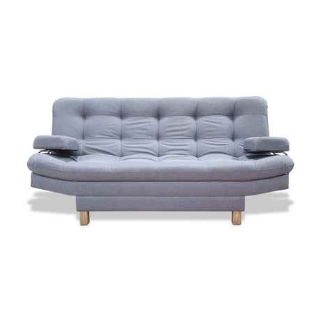 Sofacama Brunner Gris 185x90cm de Tres Puestos Reclinable - Sofas y Poltronas | Bylmo
