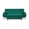 Sofacama Brunner Verde 185x90cm De Tres Puestos Reclinable