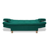 Sofacama Brunner Verde 185x90cm de Tres Puestos Reclinable - Sofas y Poltronas | Bylmo
