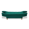 Sofacama Brunner Verde 185x90cm De Tres Puestos Reclinable