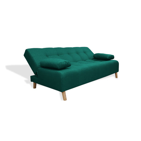 Sofacama Egli Verde 180x94cm de Tres Puestos Reclinable - Sofas y Poltronas | Bylmo
