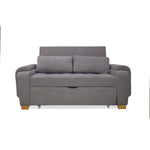 Sofacama Hartmann Gris 180x94cm De Dos Puestos Reclinable