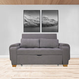 Sofacama Hartmann Gris 180x94cm de Dos Puestos Reclinable - Sofas y Poltronas | Bylmo