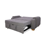 Sofacama Hartmann Gris 180x94cm de Dos Puestos Reclinable - Sofas y Poltronas | Bylmo