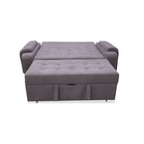 Sofacama Hartmann Gris 180x94cm de Dos Puestos Reclinable - Sofas y Poltronas | Bylmo