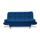 Sofacama Lehmann Azul Petróleo 175x90cm de Tres Puestos Reclinable - Sofas y Poltronas | Bylmo