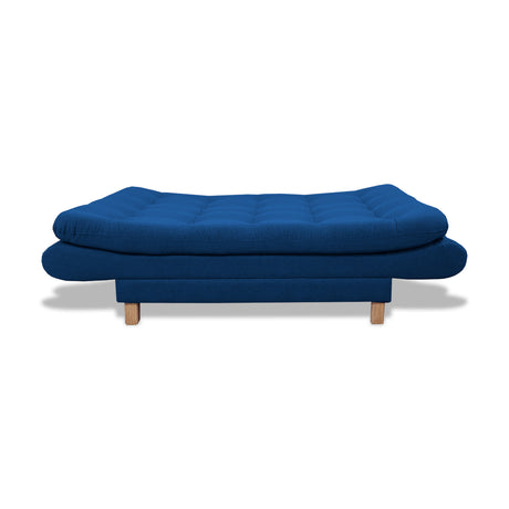 Sofacama Lehmann Azul Petróleo 175x90cm de Tres Puestos Reclinable - Sofas y Poltronas | Bylmo