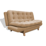 Sofacama Lehmann Camel 175x90cm de Tres Puestos Reclinable - Sofas y Poltronas | Bylmo