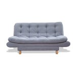 Sofacama Lehmann Gris 175x90cm De Tres Puestos Reclinable