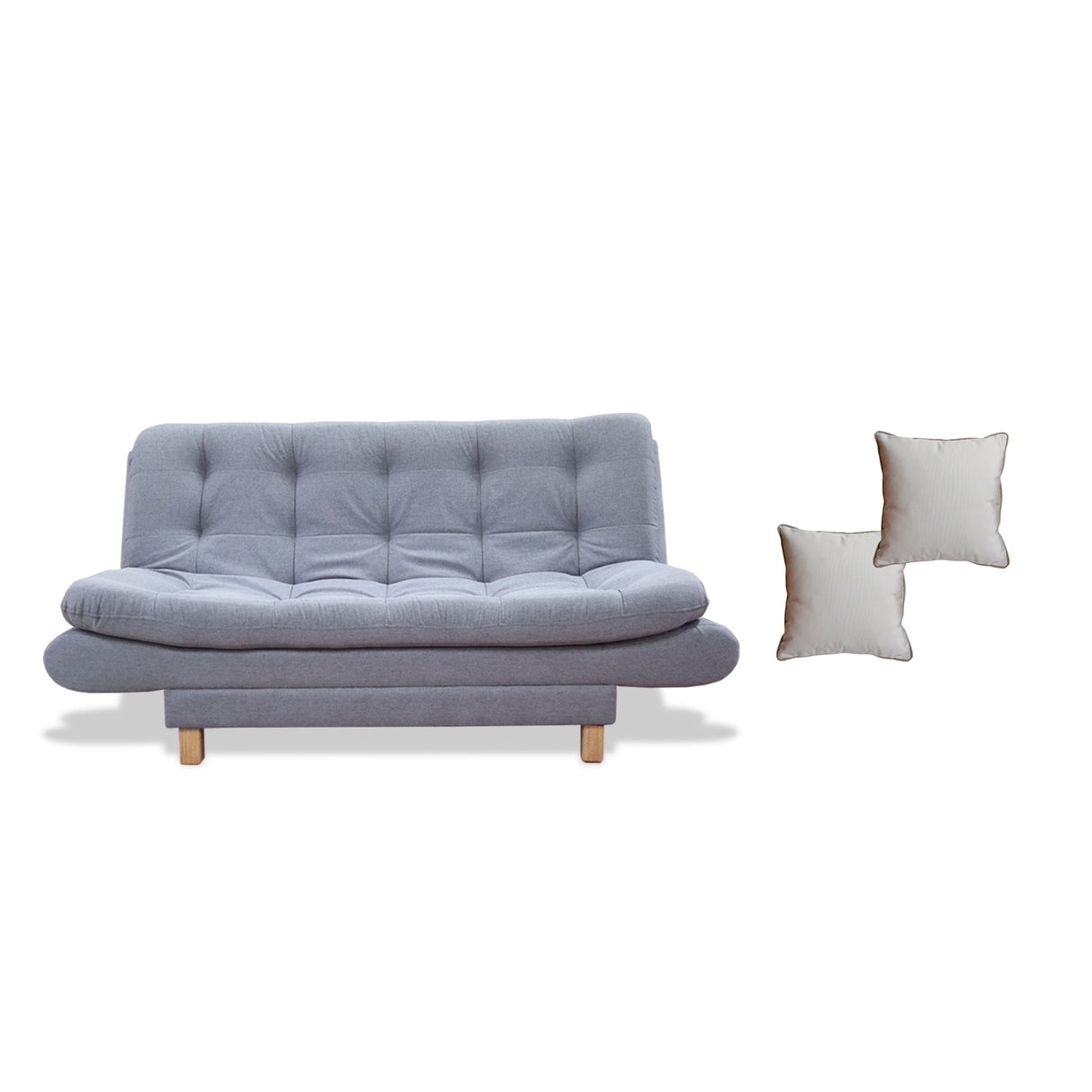 Sofacama Lehmann Gris 175x90cm de Tres Puestos Reclinable - Sofas y Poltronas | Bylmo