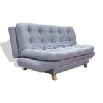 Sofacama Lehmann Gris 175x90cm De Tres Puestos Reclinable