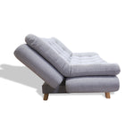 Sofacama Lehmann Gris 175x90cm De Tres Puestos Reclinable