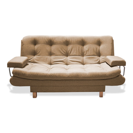 Sofacama Marti Camel 175x90cm de Tres Puestos Reclinable - Sofas y Poltronas | Bylmo