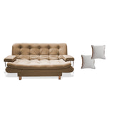 Sofacama Marti Camel 175x90cm de Tres Puestos Reclinable - Sofas y Poltronas | Bylmo