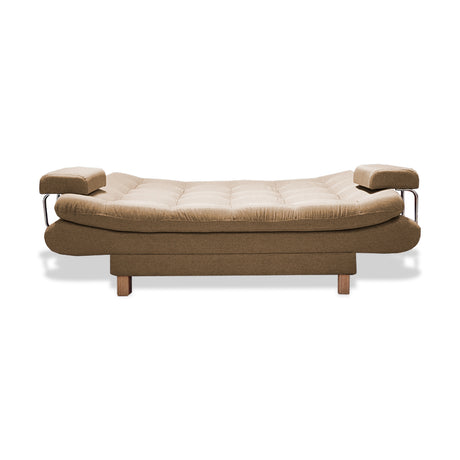 Sofacama Marti Camel 175x90cm de Tres Puestos Reclinable - Sofas y Poltronas | Bylmo
