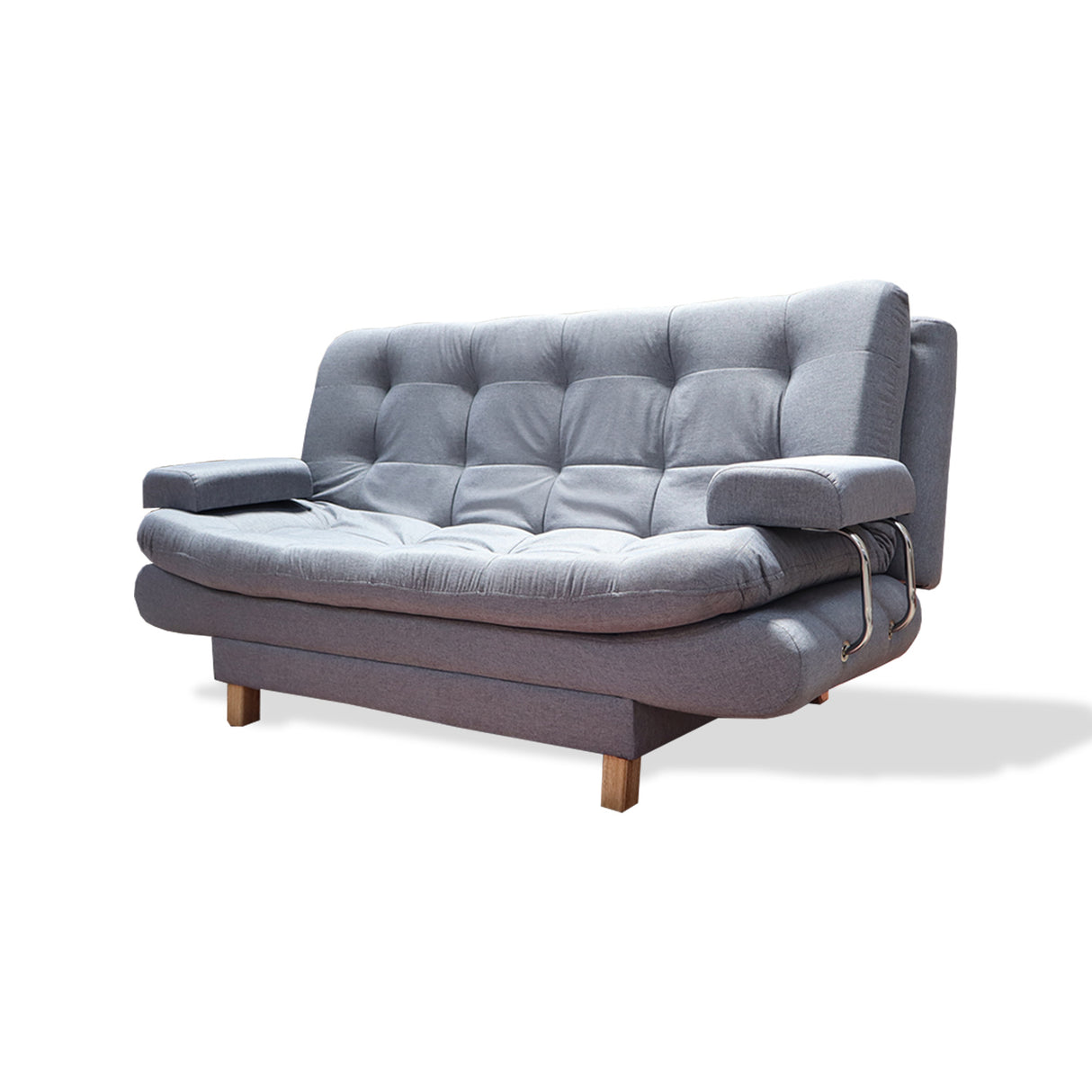 Sofacama Marti Gris 175x90cm de Tres Puestos Reclinable - Sofas y Poltronas | Bylmo