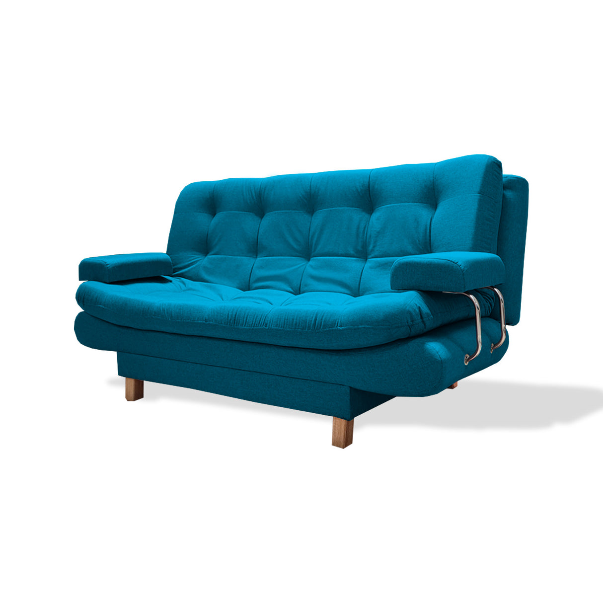 Sofacama Marti Turquesa 175x90cm de Tres Puestos Reclinable - Sofas y Poltronas | Bylmo