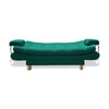 Sofacama Marti Verde 175x90cm De Tres Puestos Reclinable