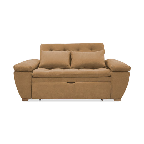 Sofacama Tobler Camel 180x95cm de Dos Puestos Reclinable - Sofas y Poltronas | Bylmo