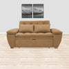 Sofacama Tobler Camel 180x95cm De Dos Puestos Reclinable