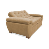 Sofacama Tobler Camel 180x95cm de Dos Puestos Reclinable - Sofas y Poltronas | Bylmo