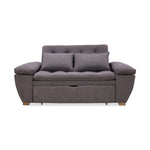 Sofacama Tobler Gris 180x95cm De Dos Puestos Reclinable