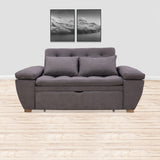 Sofacama Tobler Gris 180x95cm de Dos Puestos Reclinable - Sofas y Poltronas | Bylmo
