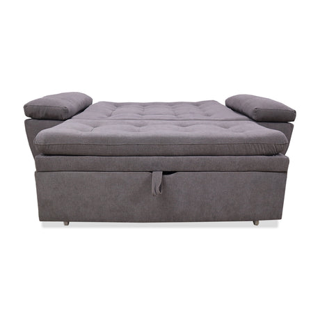 Sofacama Tobler Gris 180x95cm de Dos Puestos Reclinable - Sofas y Poltronas | Bylmo