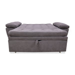 Sofacama Tobler Gris 180x95cm De Dos Puestos Reclinable