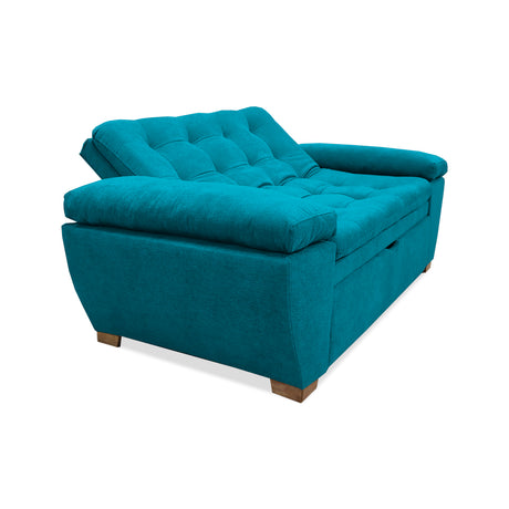 Sofacama Tobler Turquesa 180x95cm de Dos Puestos Reclinable - Sofas y Poltronas | Bylmo