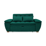 Sofacama Tobler Verde 180x95cm de Dos Puestos Reclinable - Sofas y Poltronas | Bylmo