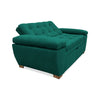 Sofacama Tobler Verde 180x95cm De Dos Puestos Reclinable