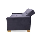 Sofacama Vogel Gris 150x94cm de Dos Puestos Reclinable - Sofas y Poltronas | Bylmo