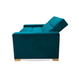 Sofacama Vogel Turquesa 150x94cm de Dos Puestos Reclinable - Sofas y Poltronas | Bylmo