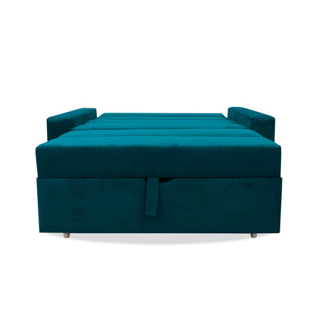 Sofacama Vogel Turquesa 150x94cm de Dos Puestos Reclinable - Sofas y Poltronas | Bylmo