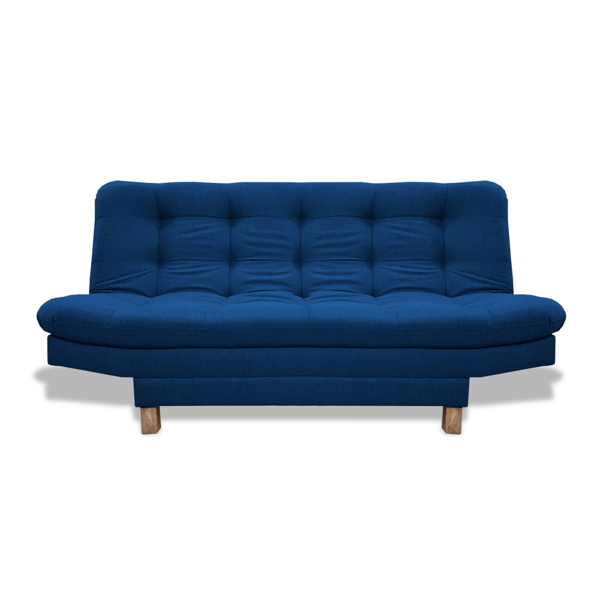Sofacama Widmer Azul Petróleo 185x90cm de Tres Puestos Reclinable - Sofas y Poltronas | Bylmo