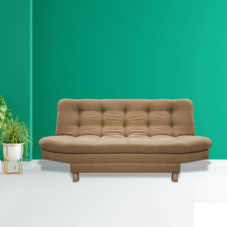 Sofacama Widmer Camel 185x90cm de Tres Puestos Reclinable - Sofas y Poltronas | Bylmo