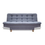 Sofacama Widmer Gris 185x90cm De Tres Puestos Reclinable